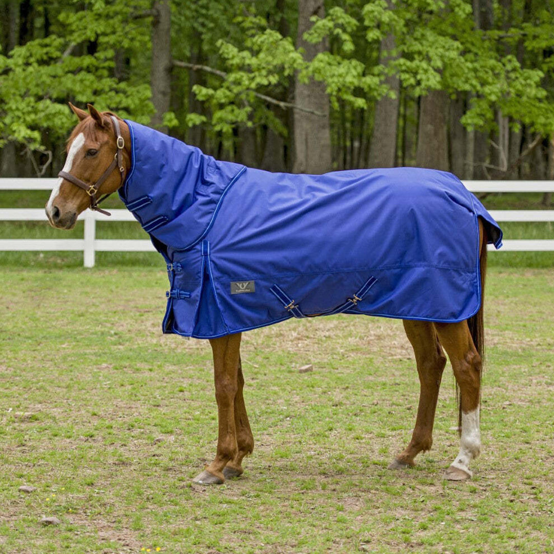 TuffRider 1680 D Super Comfy Winter Ripstop Turnout Blanket Heavy Weight 350 GSM Detachable Neck
