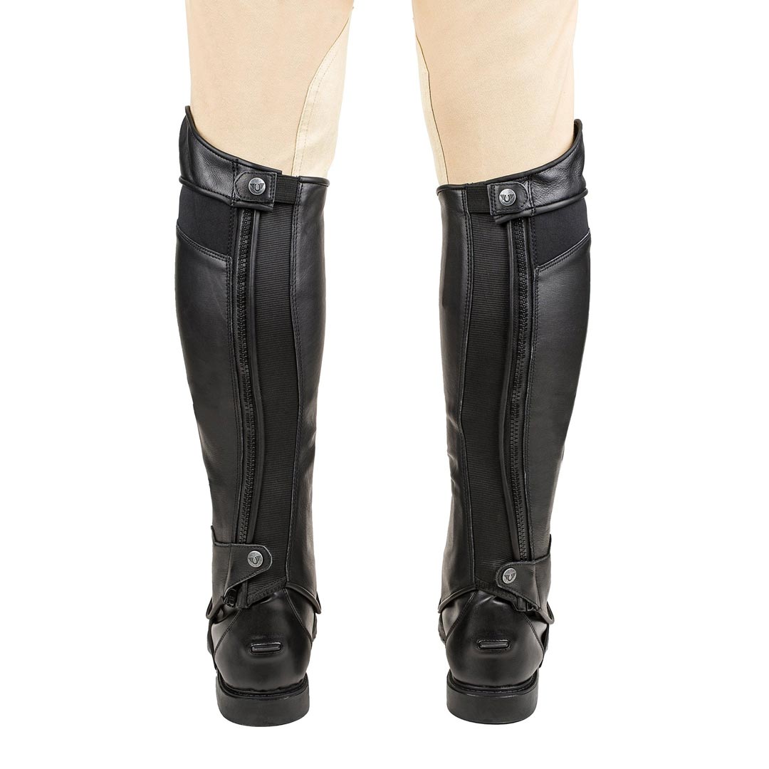 TuffRider Men's Derby Leather Half Chaps
