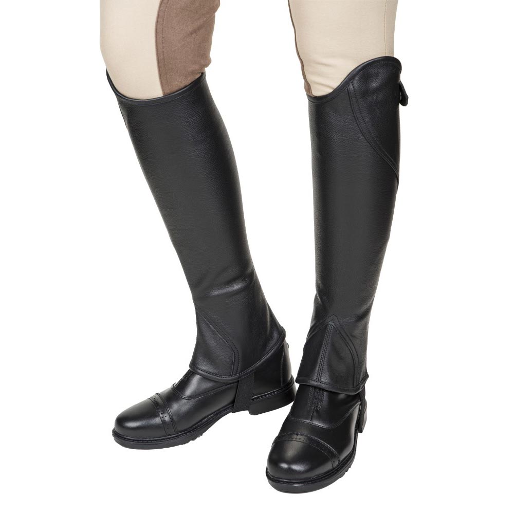 TuffRider Ladies Belmont Plus Leather Half Chaps