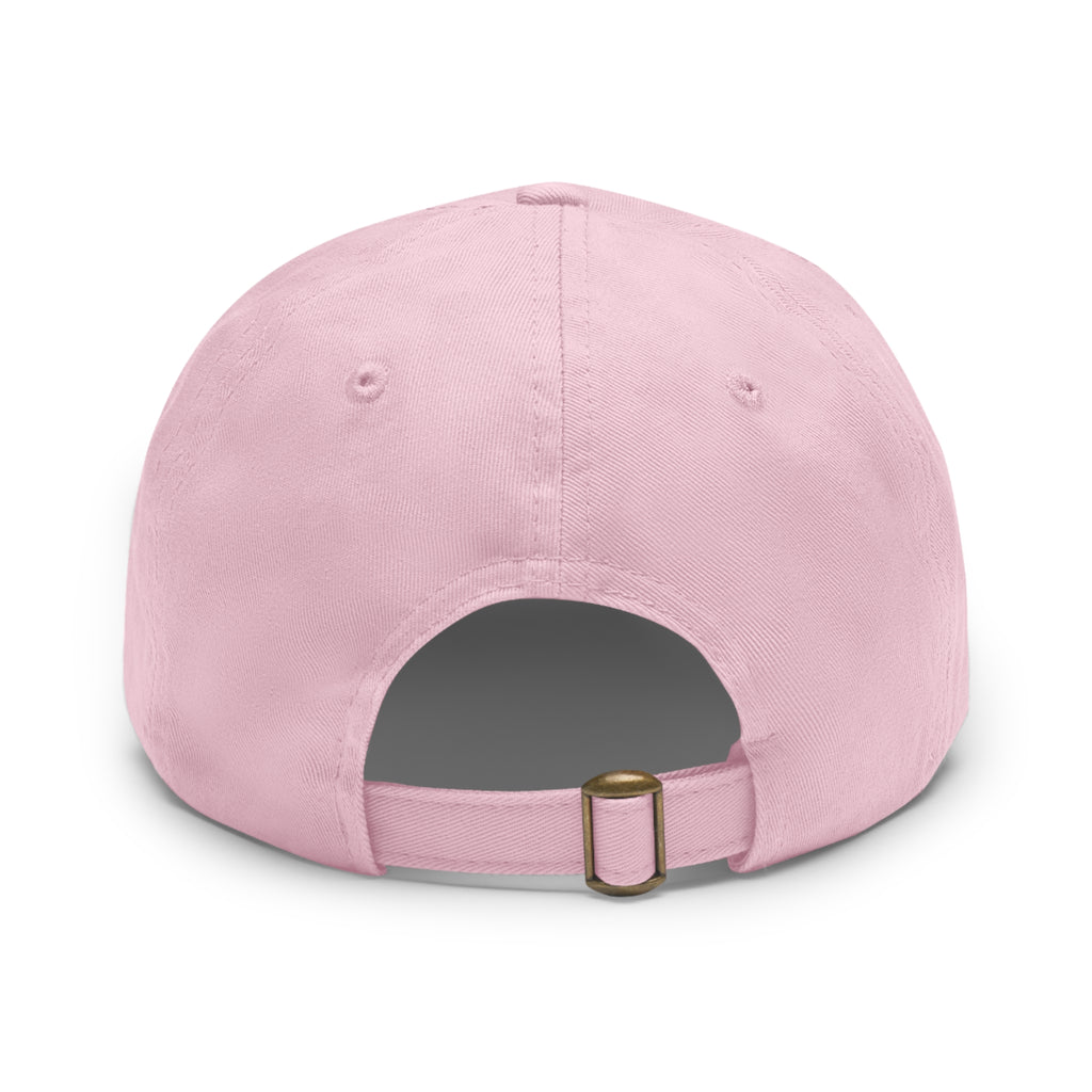 Red Mares Build Character Hat with Leather Patch (Round)