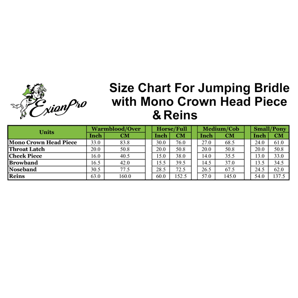 Replacement Noseband of ExionPro Detachable Flash Thin Raised Bridle