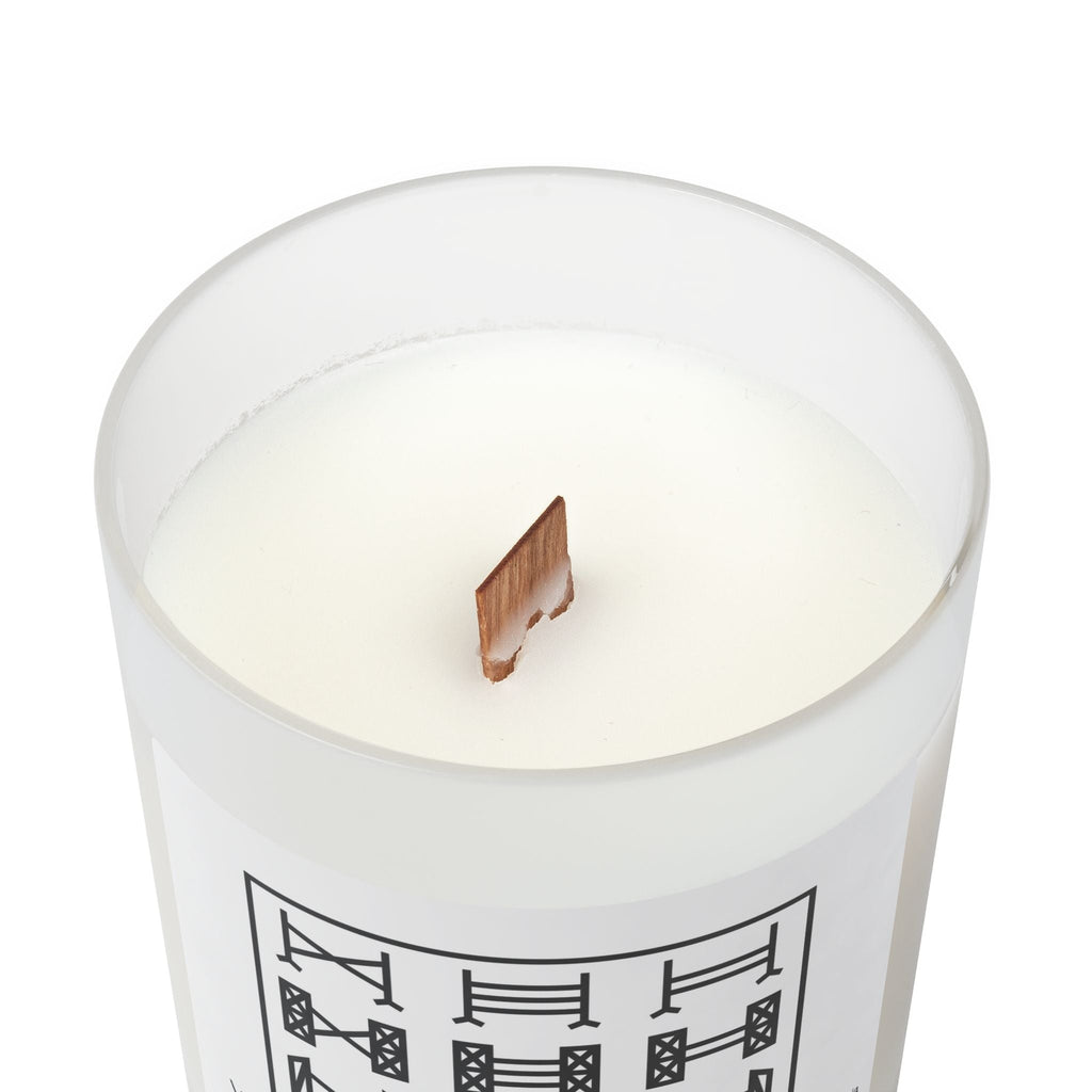 Frosted Glass Candle, 11oz - Escalated Quickly