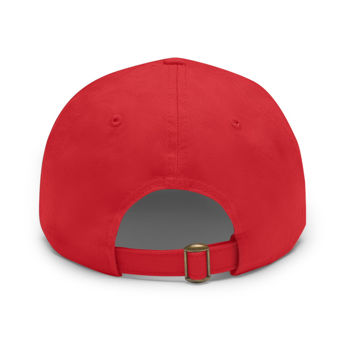 Red Mares Build Character Hat with Leather Patch (Round)
