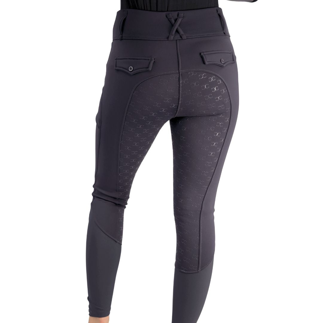 Ultra Warm Arctic Winter Tights in Grey With Free Belt