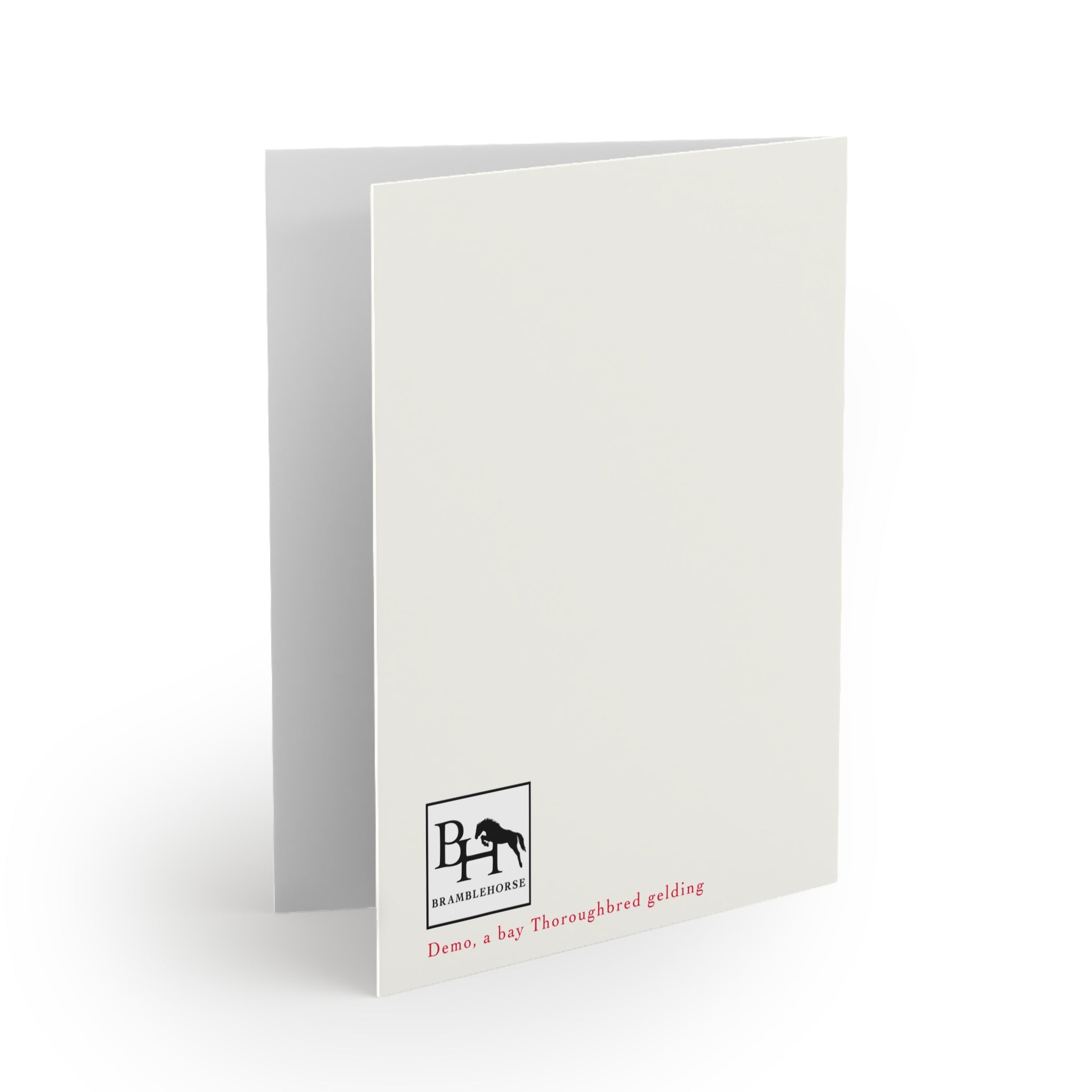 Merry Christmas Horse Greeting Cards Set, Demo