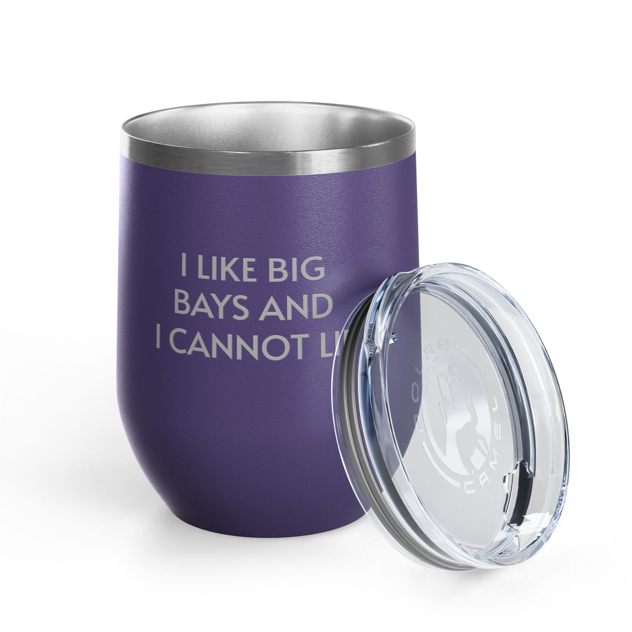 Wine Tumbler, 12oz - I LIke Big Bays