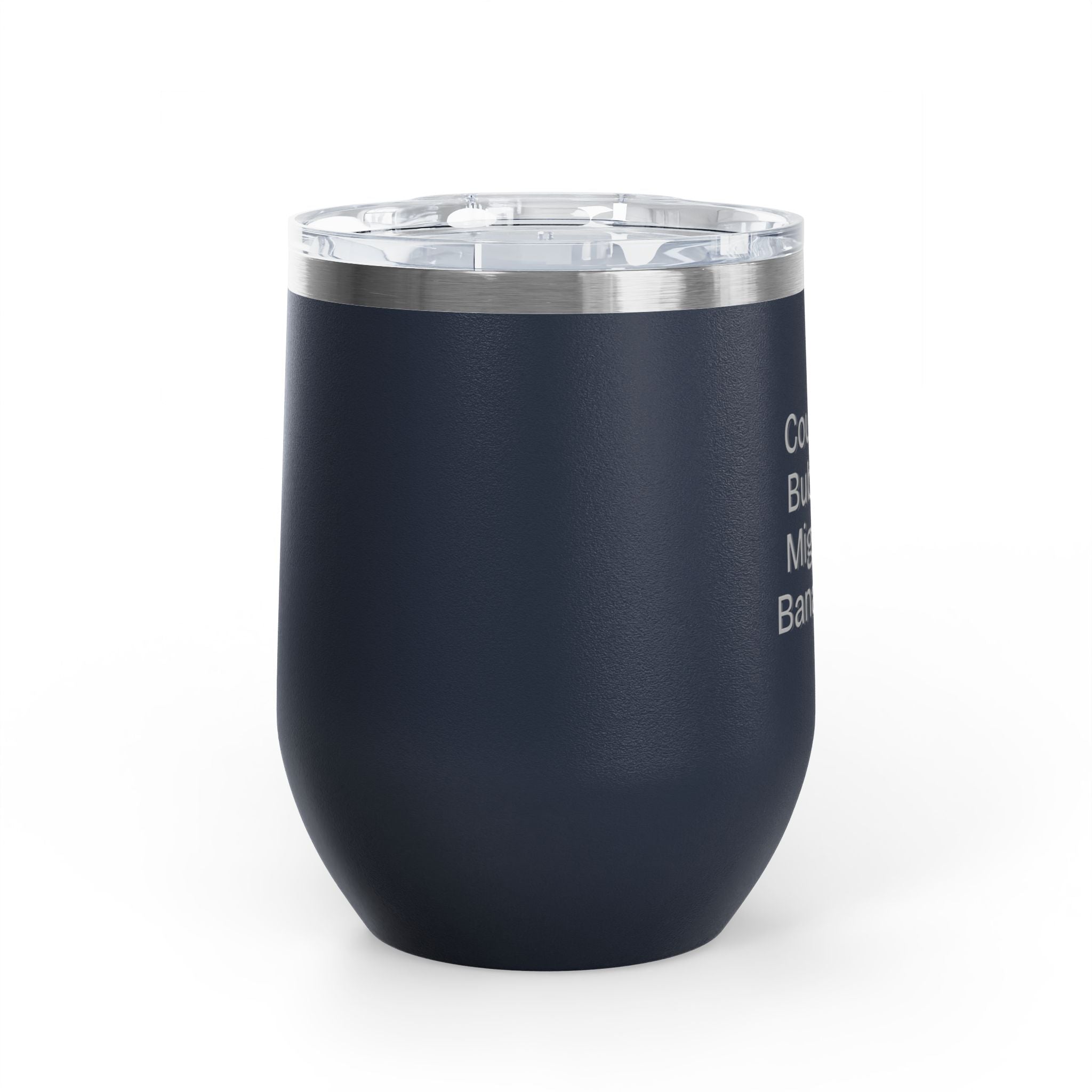 Wine Tumbler, 12oz - Bubbles/Banamine