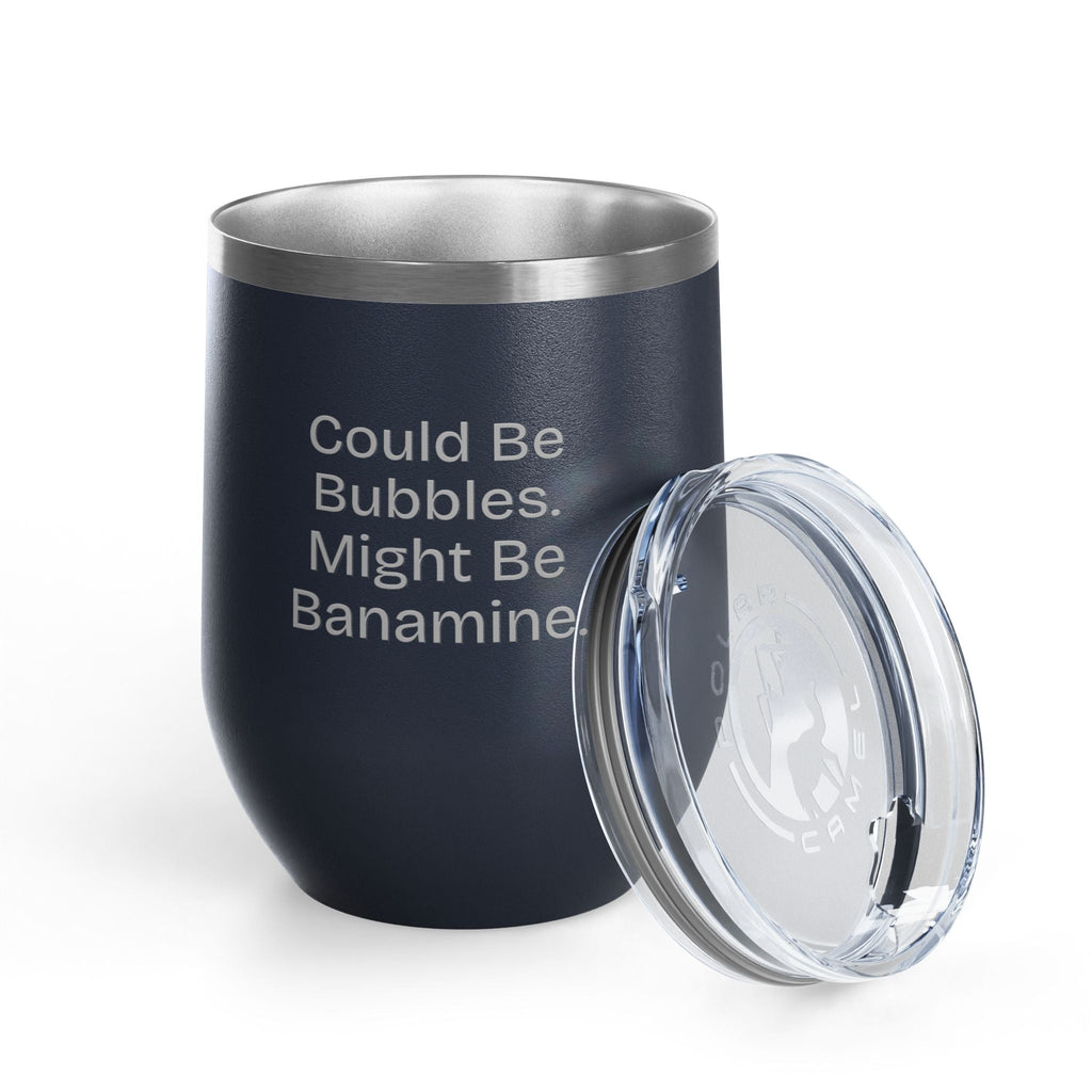 Wine Tumbler, 12oz - Bubbles/Banamine