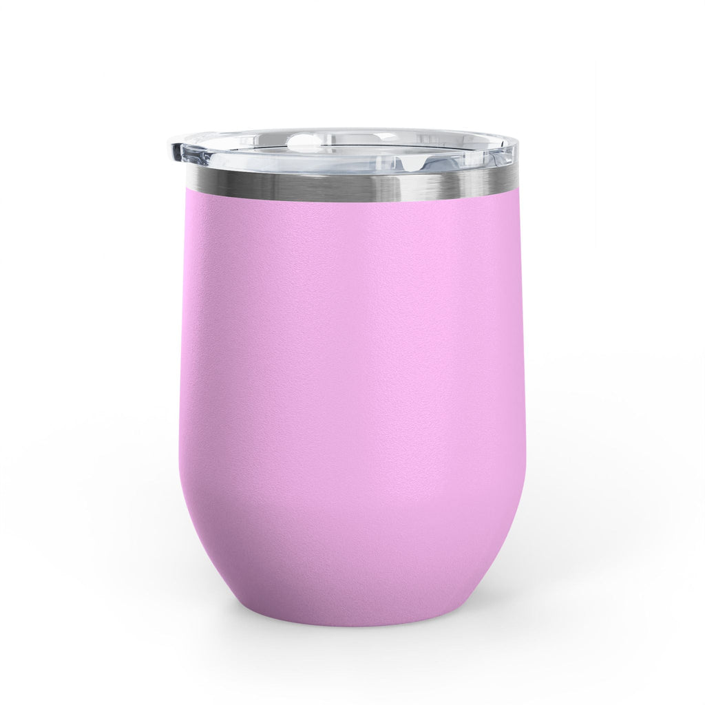 Wine Tumbler, 12oz - Bubbles/Banamine - Pastels