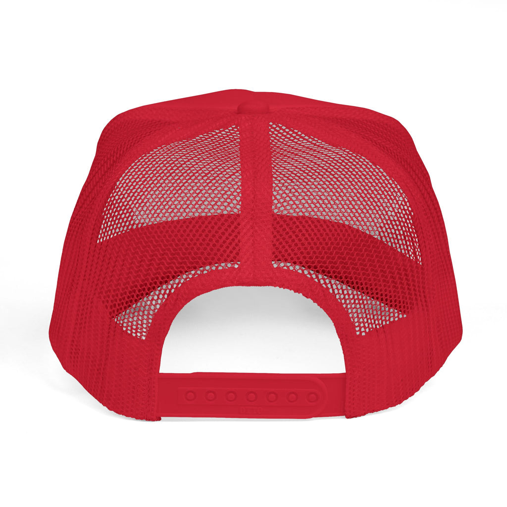 Trucker Cap — "Bad Hair Don't Care" Retro Mesh Hat