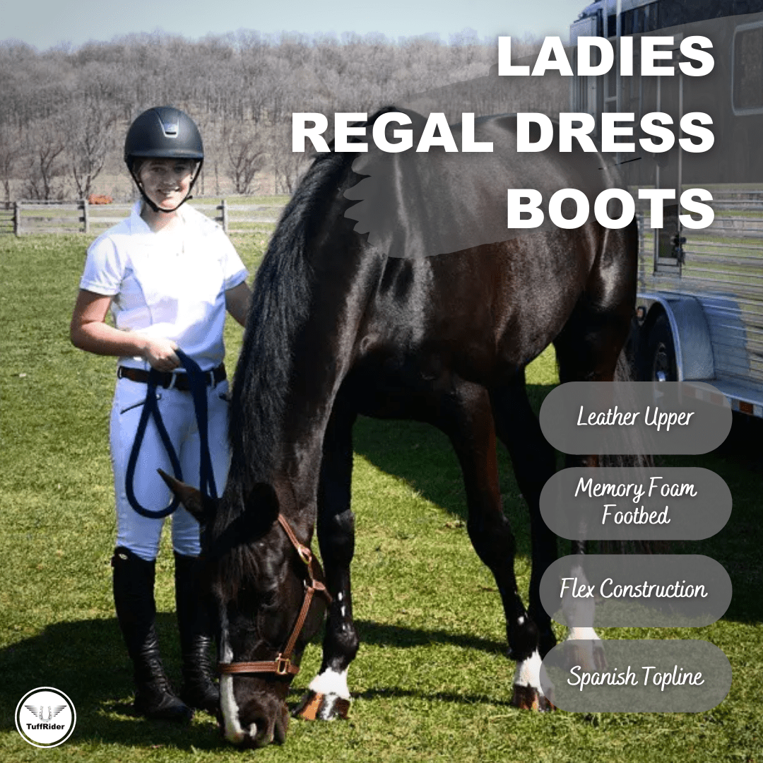 TuffRider Women Leather Regal Dress Boots