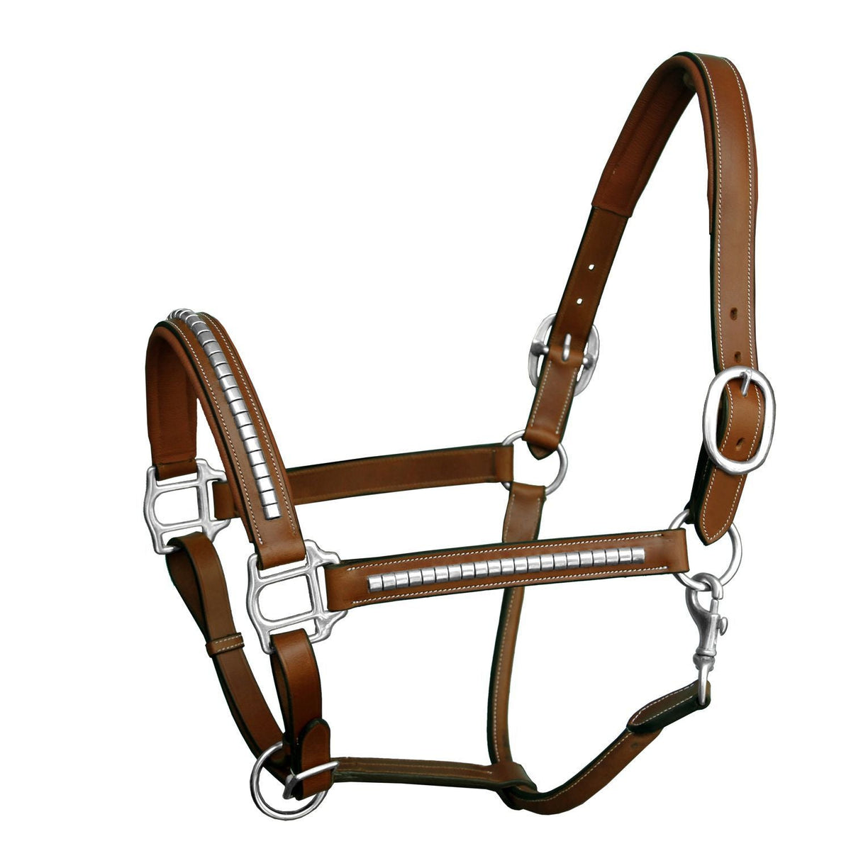 ExionPro Clincher Halter - Brass Nickel Hardware