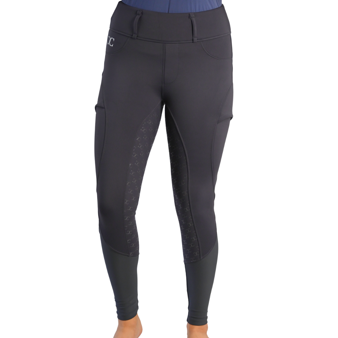 Ultra Warm Arctic Winter Tights in Grey With Free Belt