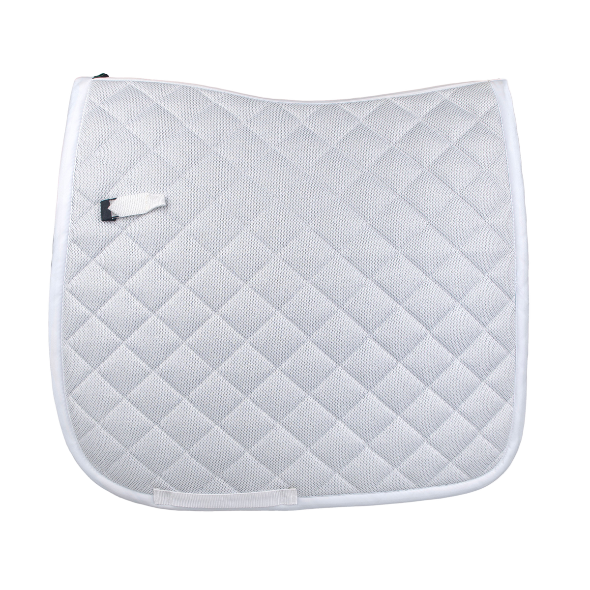 Sparkle Dressage Saddle Pad - White