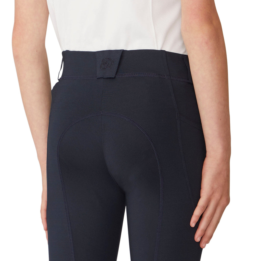 Kids' Aerowick Pull On Silicone Knee Patch Breech - Navy