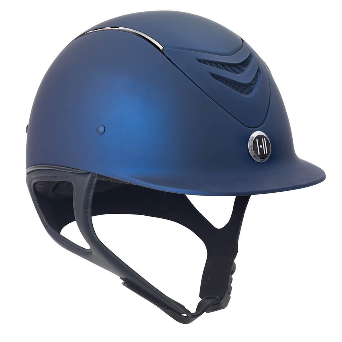 MIPS™ CCS Helmet - Navy Matte with Chrome Rail
