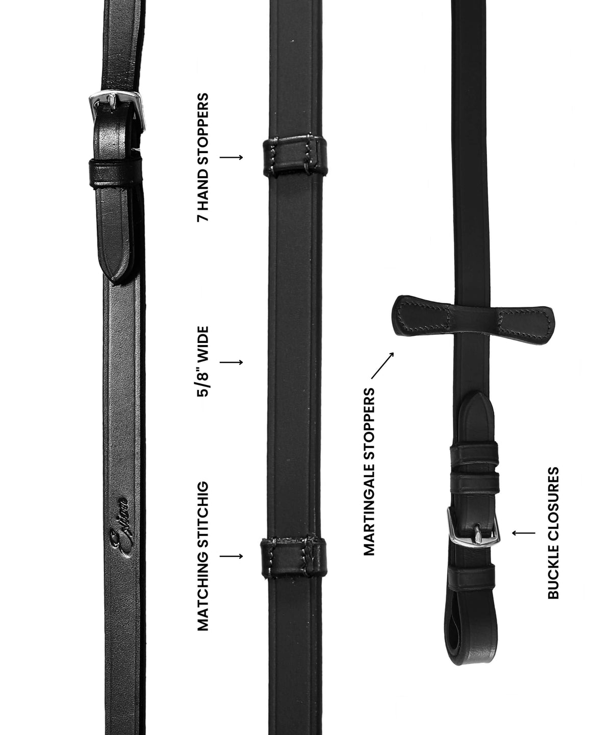 ExionPro Leather Reins