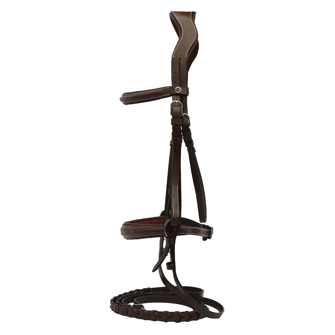 Henri de Rivel Pro Mono-Crown Padded Wide Noseband Bridle