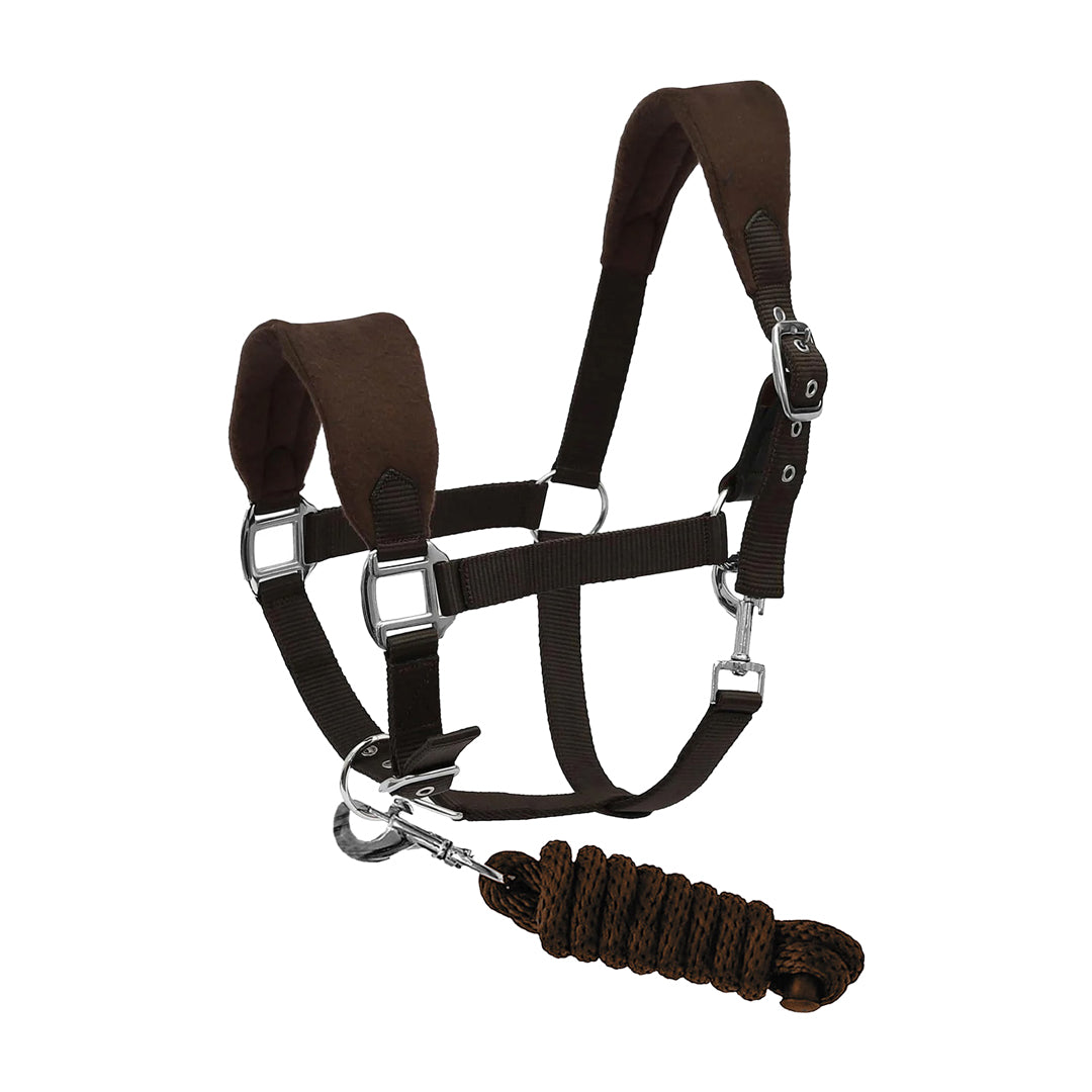 Henri de Rivel Ergonomic Comfort Halter and Lead Rope Set