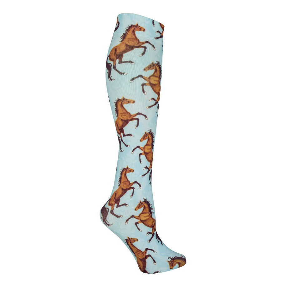 AWST Int'l Lila Bay Horses Socks