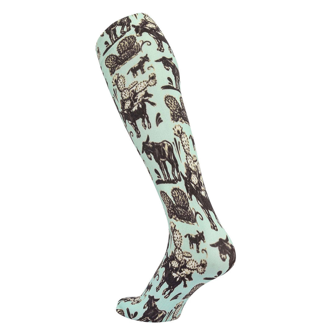 AWST Int'l Cactus Donkeys Socks