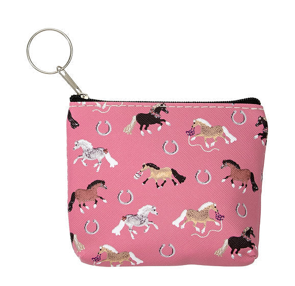 AWST Int'l "Lila" Pony Puff Coin Purses- Set of 12- Assorted
