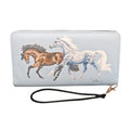 AWST Int'l Lila Wallet with Wristlet- Lila Grey Bay