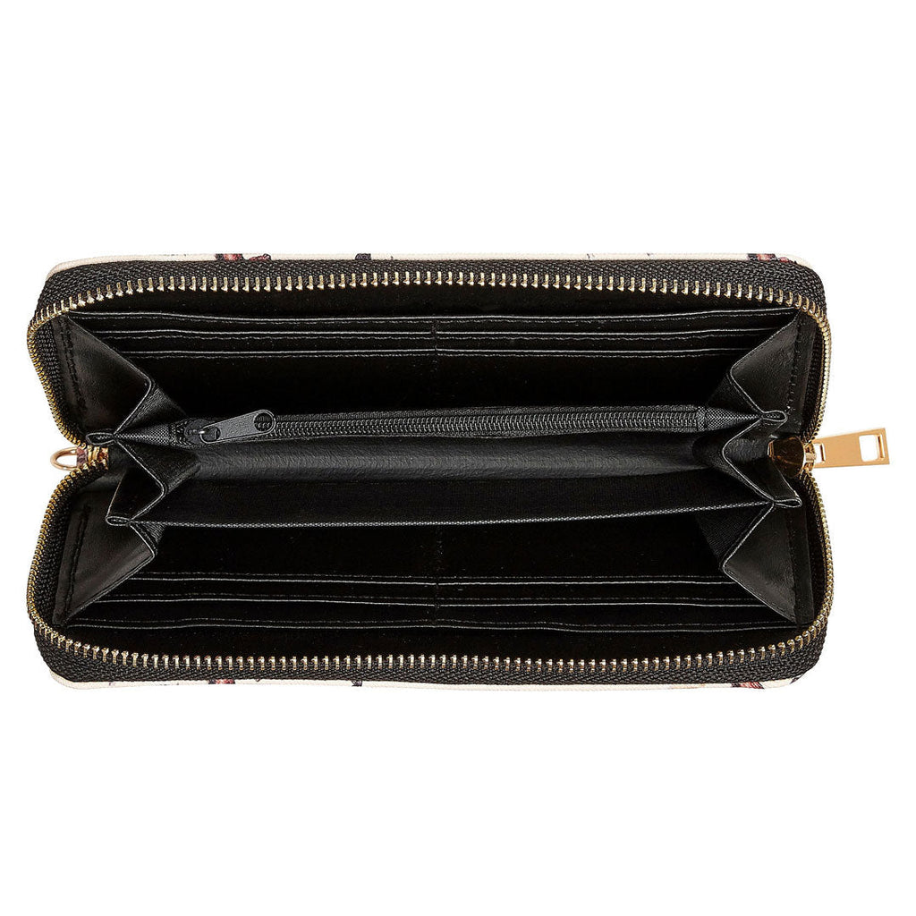 AWST Int'l "Lila" Horses All Over Clutch Wallet