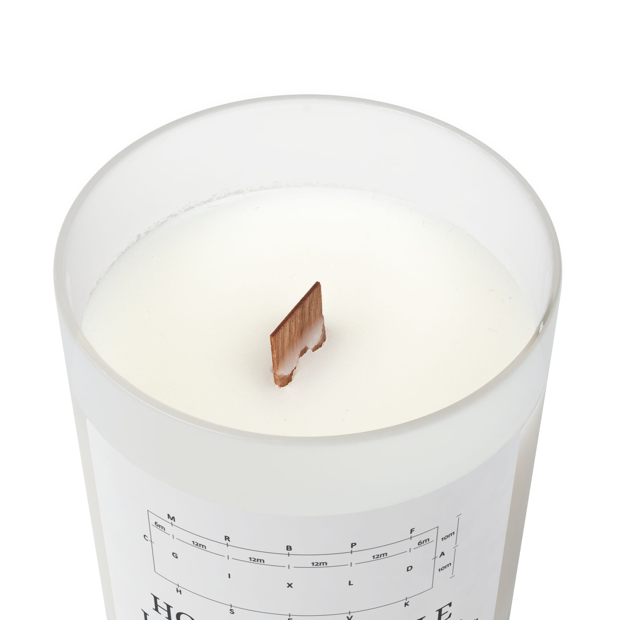 Frosted Glass Candle, 11oz - Hold On/Overthink