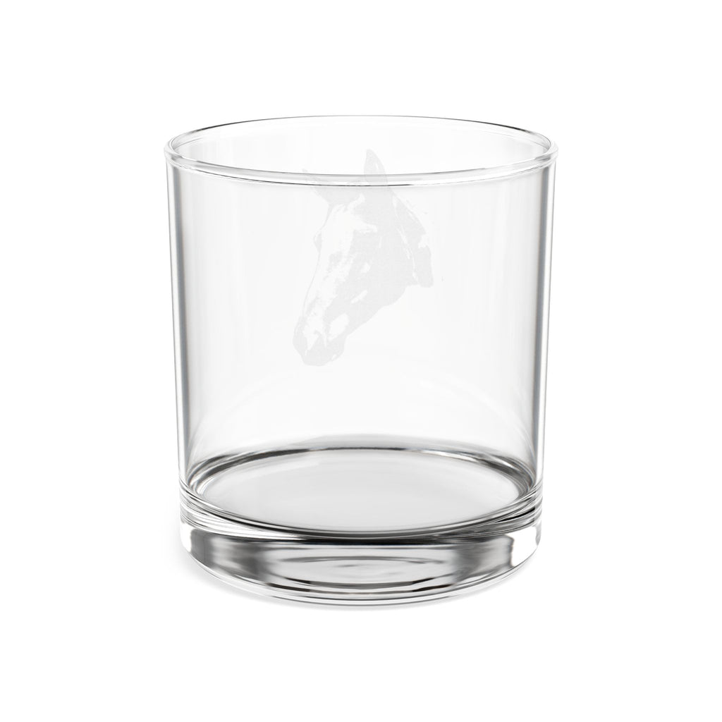 Engraved Pinto Whiskey Glass — 10.5 oz Rocks Glass