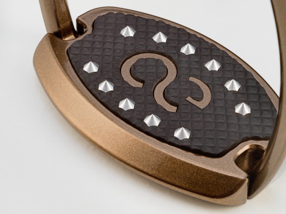 American Equus "Elite" English Stirrups Bronze Chrome