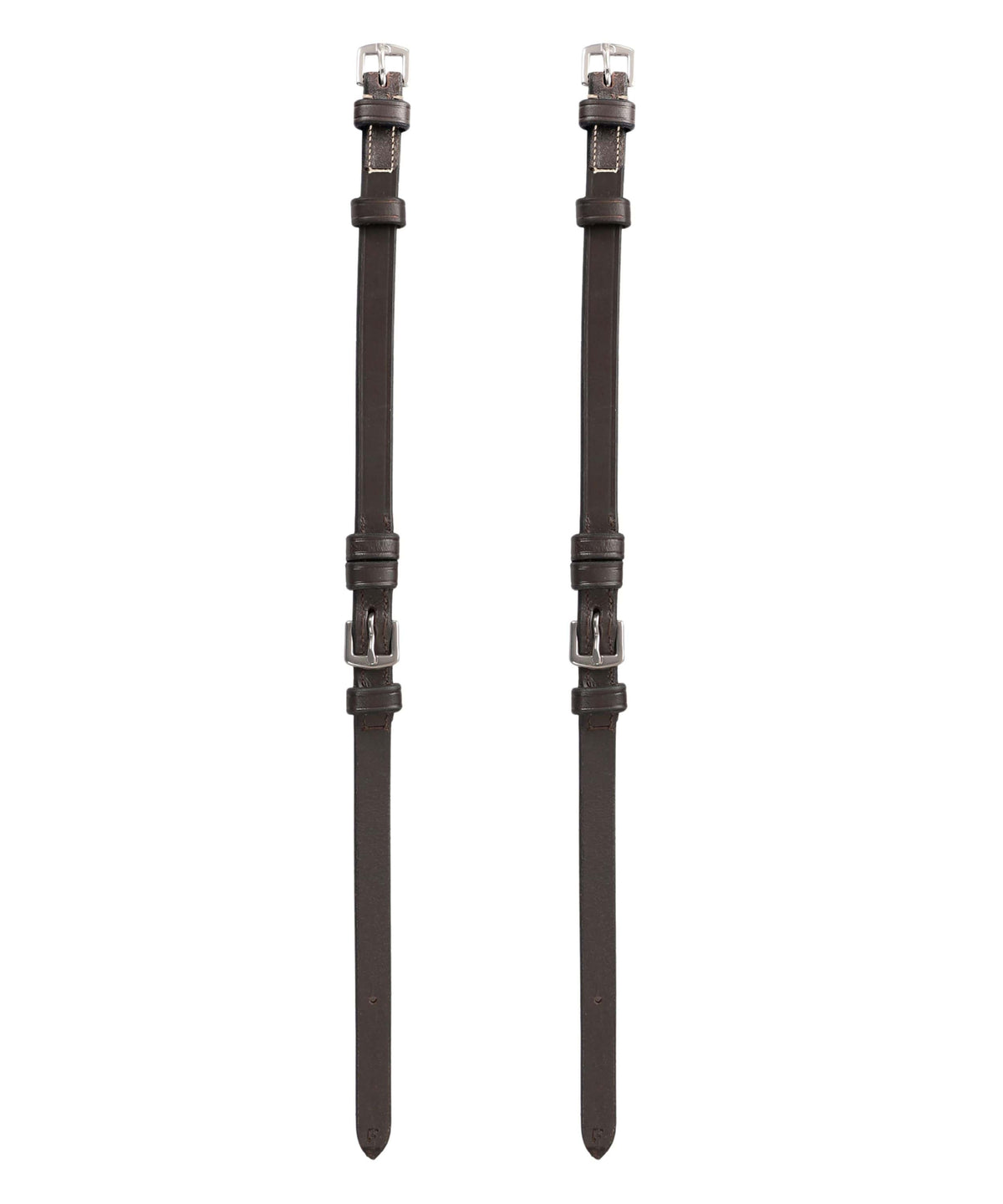 ExionPro Bridle Cheek Pieces With Buckle Fastening - White Stitching