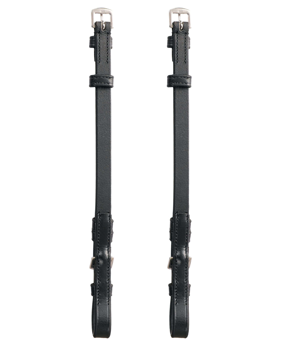 ExionPro Bridle Cheek Pieces With Buckle Fastening - Matching Stitching