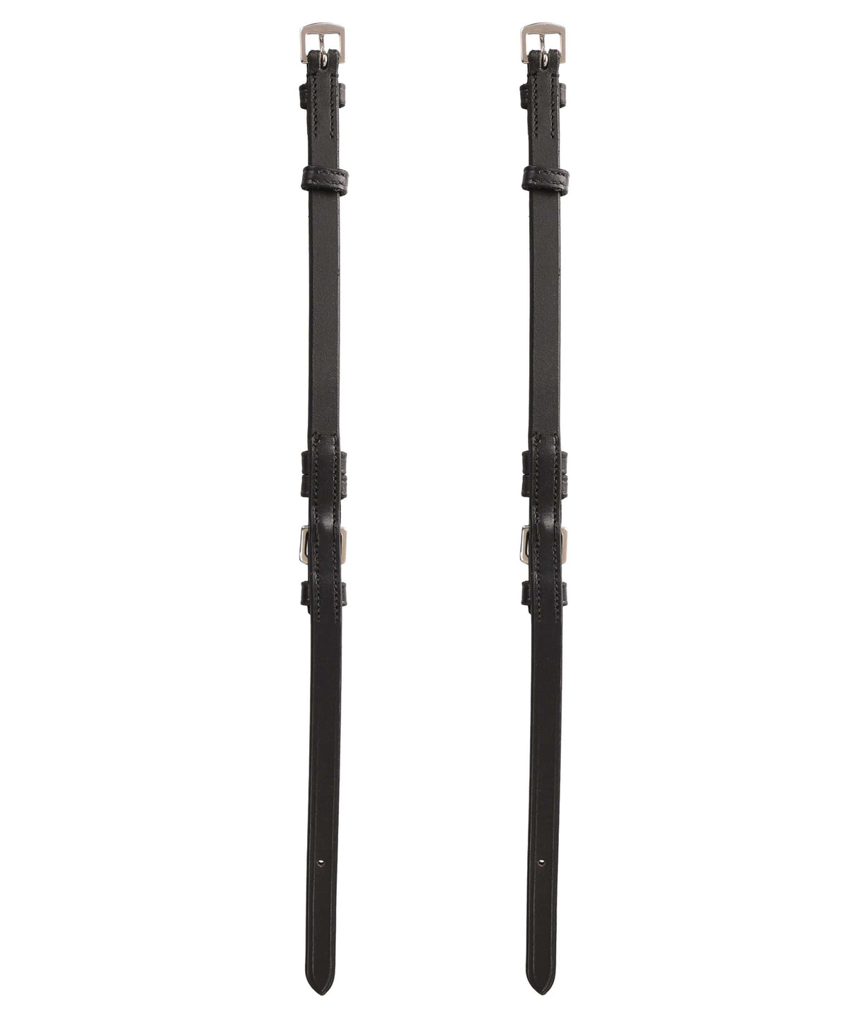ExionPro Bridle Cheek Pieces With Buckle Fastening - Matching Stitching