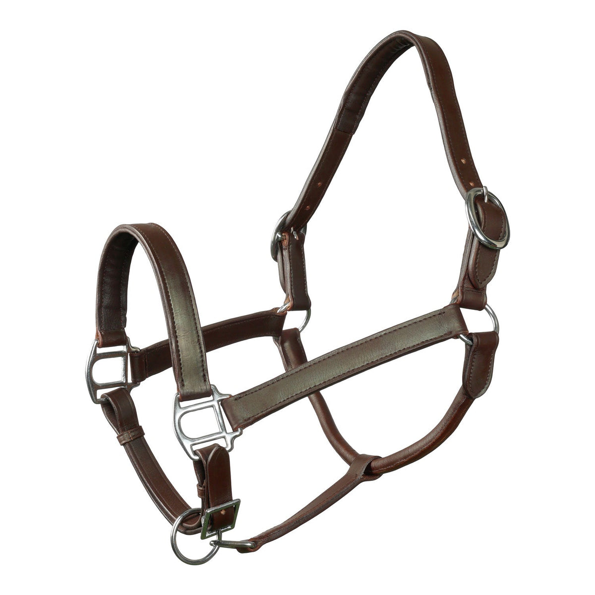 Miller's Padded  Rolled Throat Leather Halter