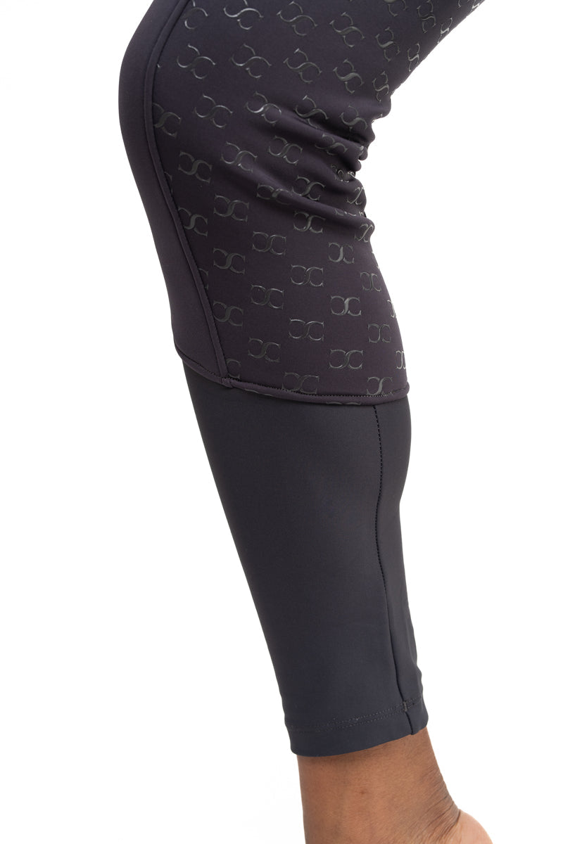 Ultra Warm Arctic Winter Tights in Grey With Free Belt