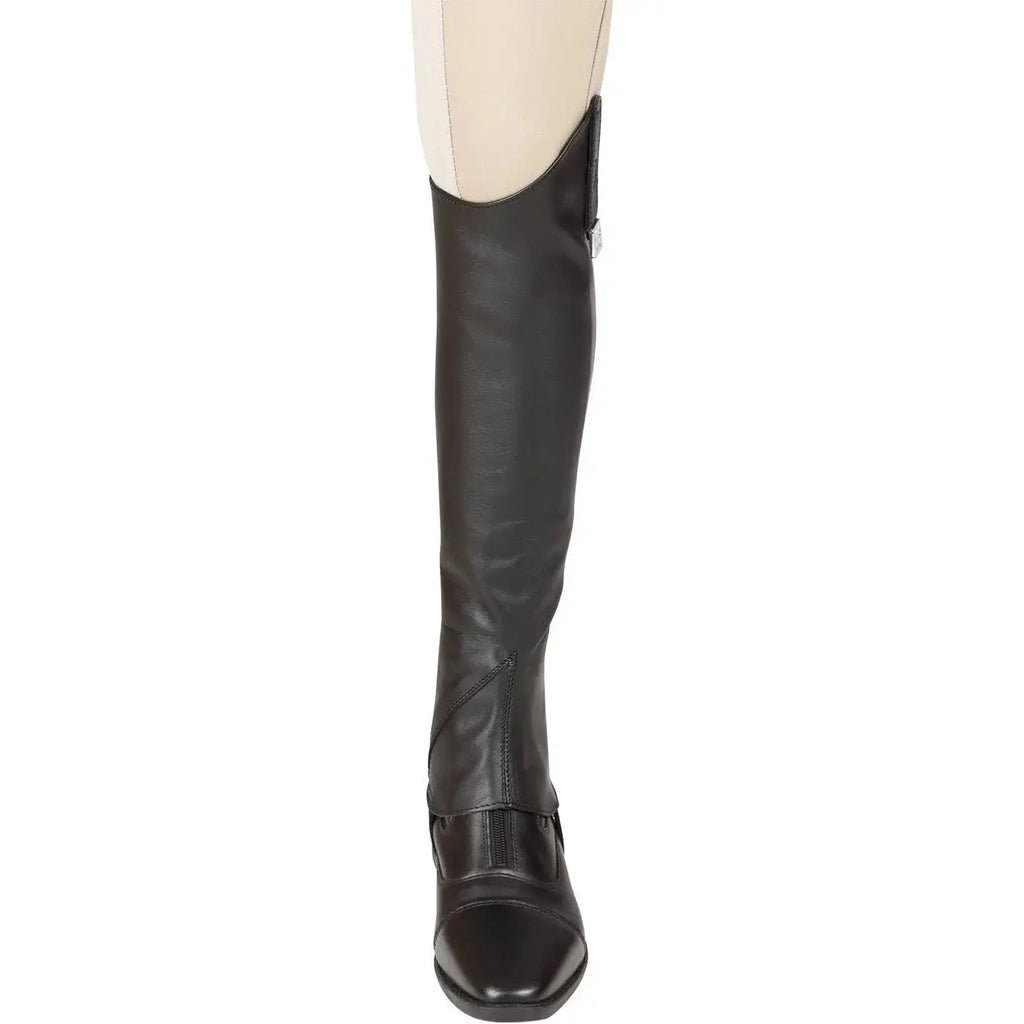 Huntley Equestrian Custom Fit Premium Leather Half Chaps