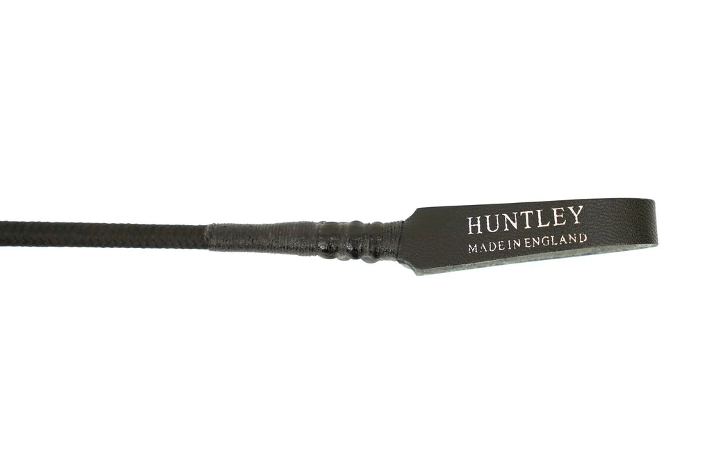 Huntley Equestrian English Riding Crop with Handle, 26" Inches, Black