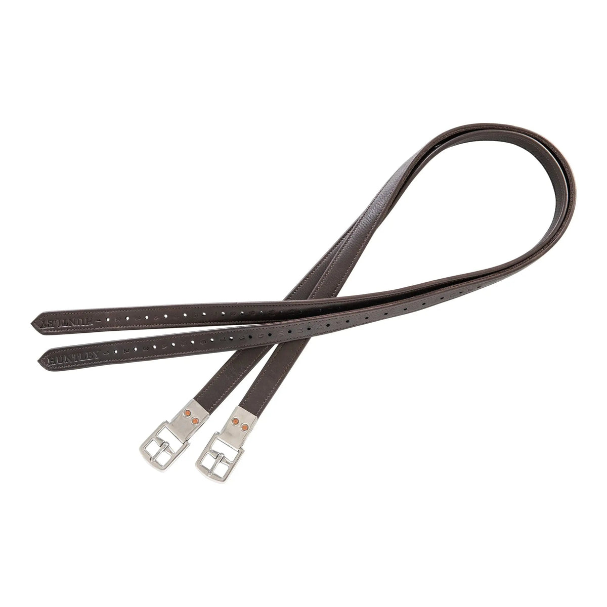Huntley Equestrian Sedgwick Leather Flat Buckle Stirrup Leathers