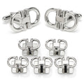 Stainless Steel Horse Bit 5-Stud Set