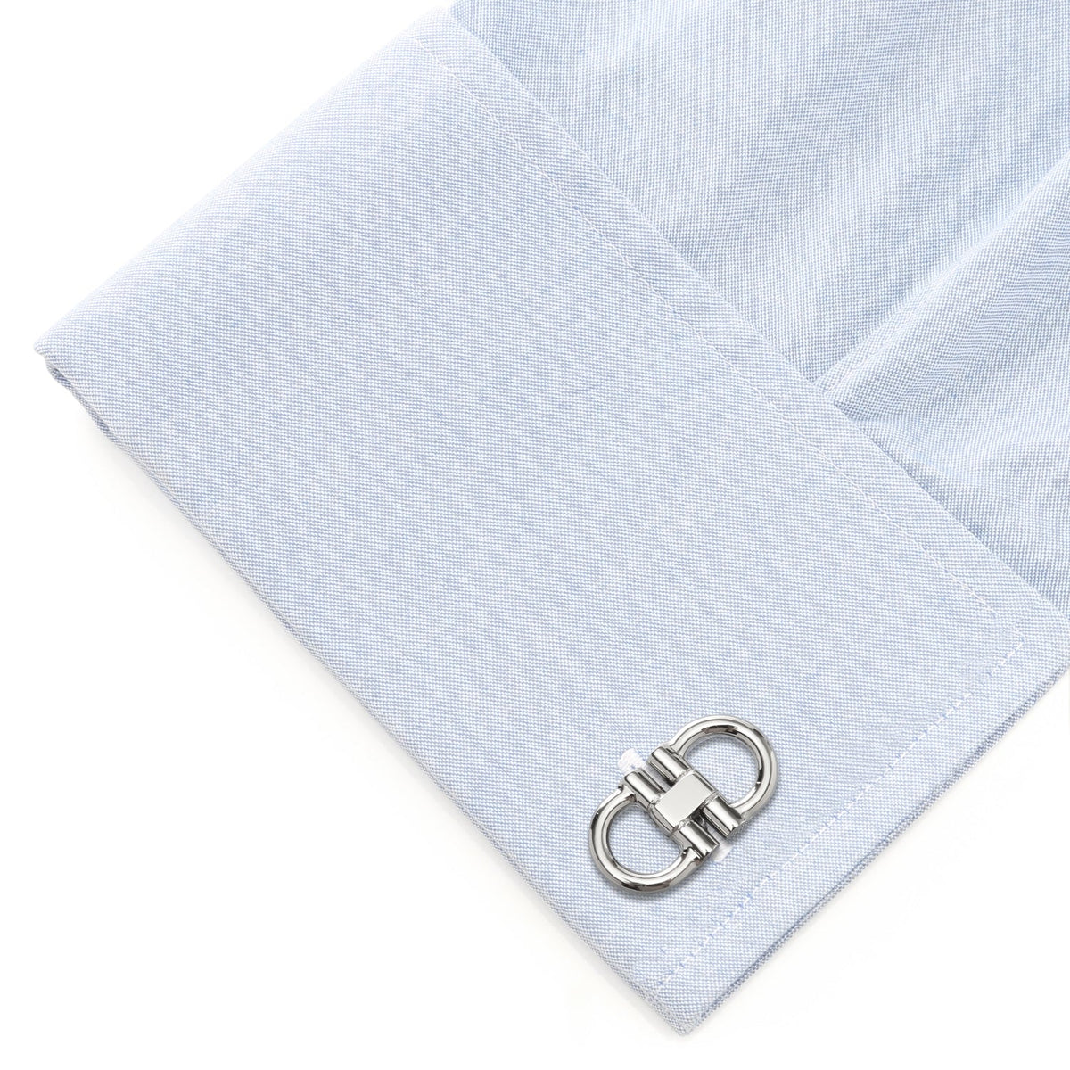 Stainless Steel Horse Bit Cufflinks