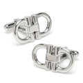 Stainless Steel Horse Bit Cufflinks