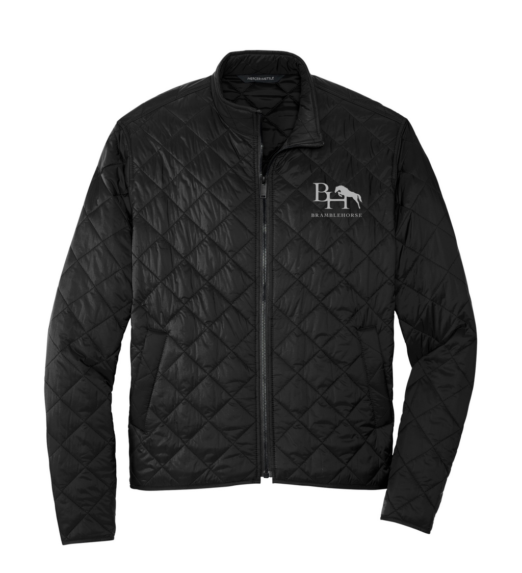 Quilted Full-Zip Riding Jacket — Water-Repellent