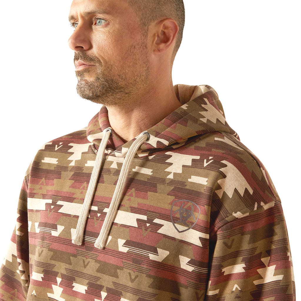 Ariat Mens Print Hoodie