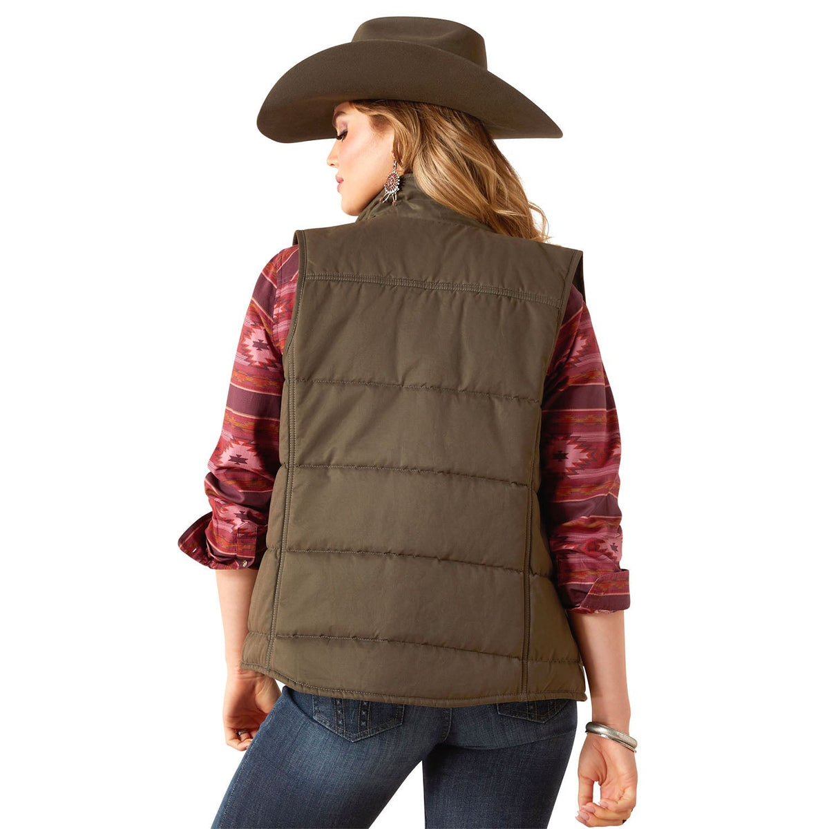Ariat Womens Grizzly Quilted Vest – Lightweight Insulated Outdoor Vest