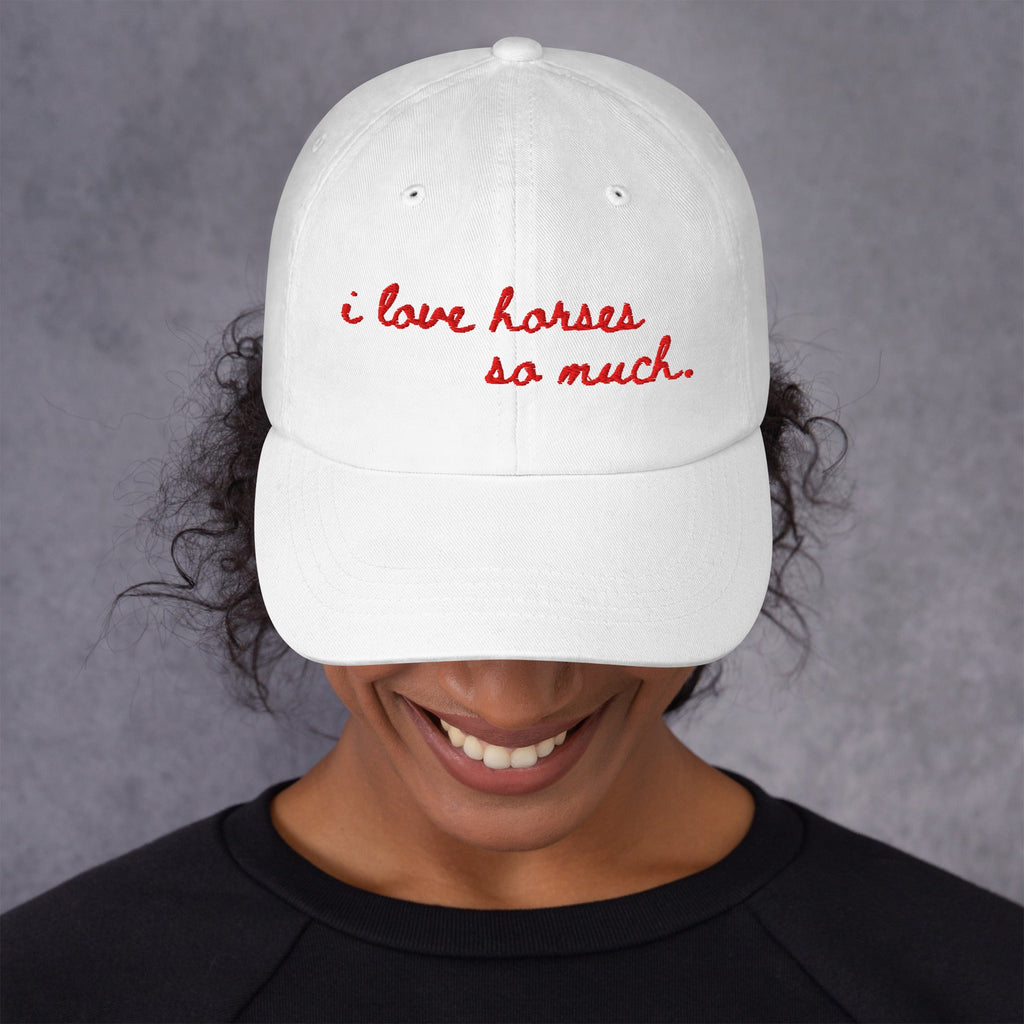 Dad hat - I Love Horses