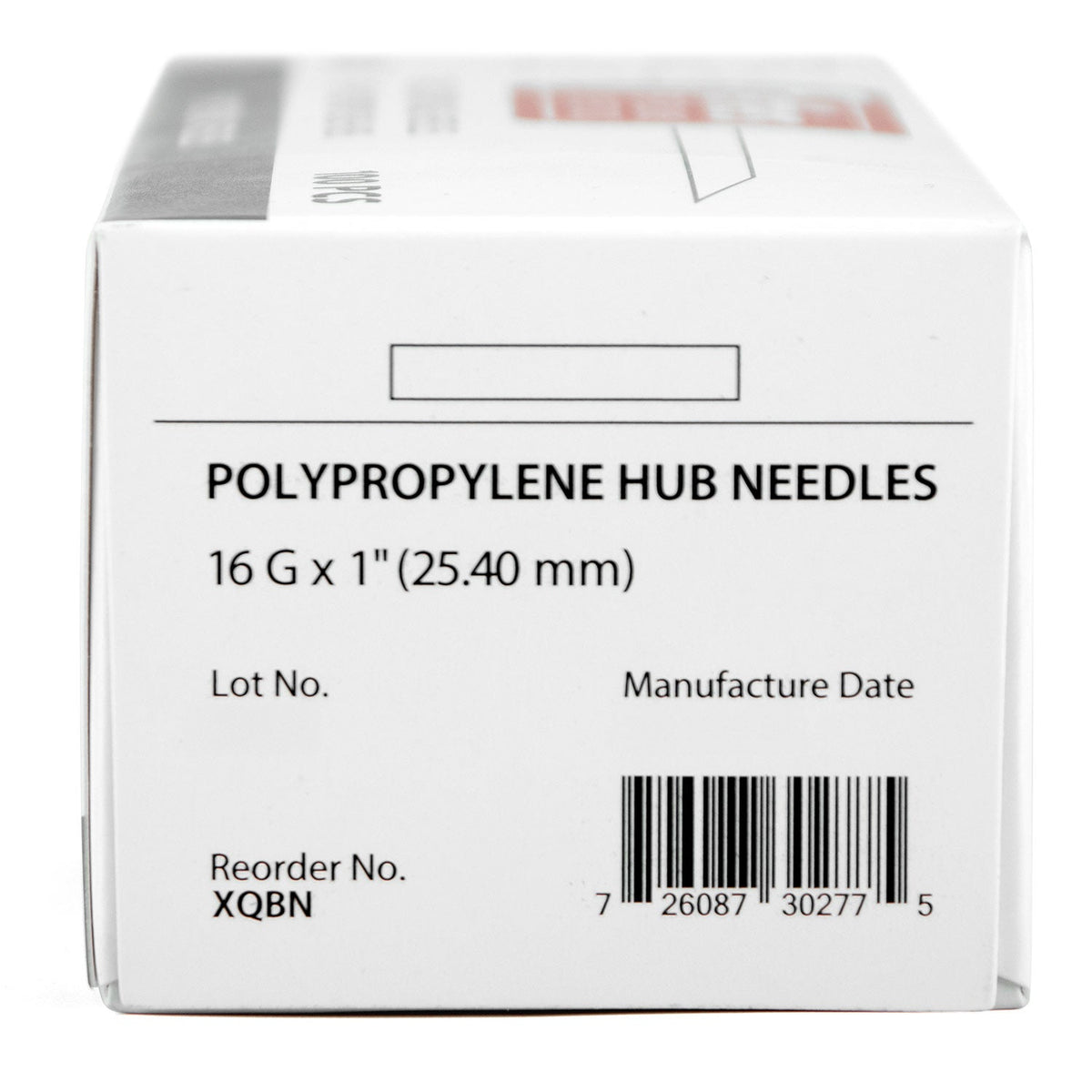 Jeffers Poly Hub Hypodermic Needles for Veterinary Use, Box of 100