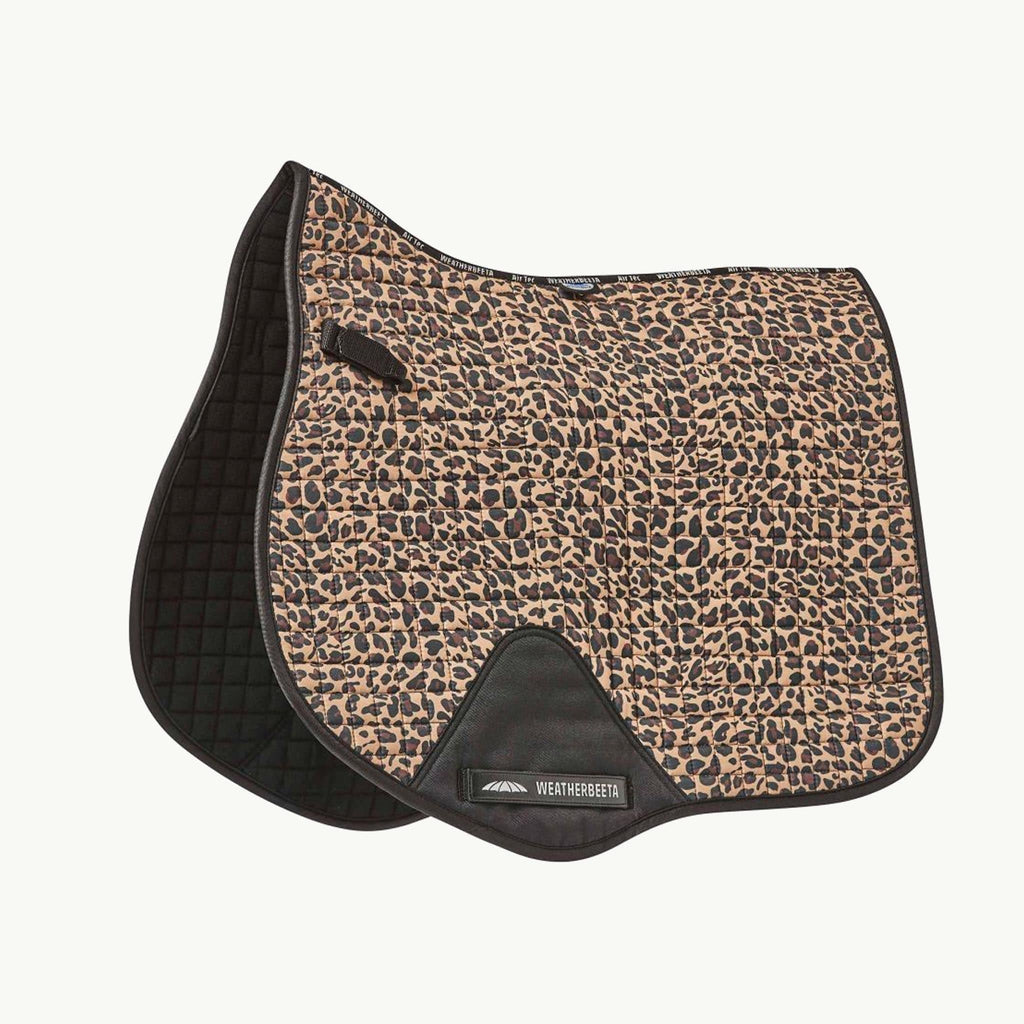 WeatherBeeta Prime Leopard Print All Purpose Saddle Pad